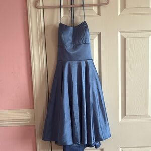 Blue homecoming dress